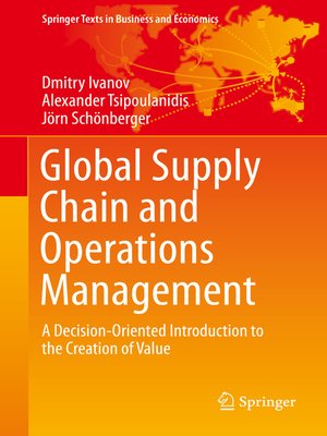 cover image of Global Supply Chain and Operations Management